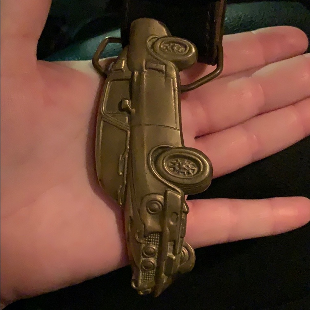 Solid Brass 1980 Baron Belt Buckle